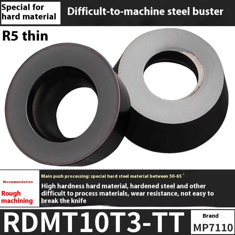 6009 CNC milling inserts RPMW carbide R5 machining center R4 milling machine R6 milling inserts RPMT round cutter grain cutting tools Shandong Denso Pricision Tools Co.,Ltd.